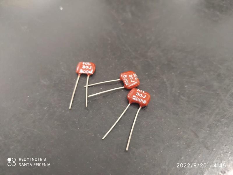 Imagem de 10x Capacitor Mica Prata 30pf/500v 5% Icl