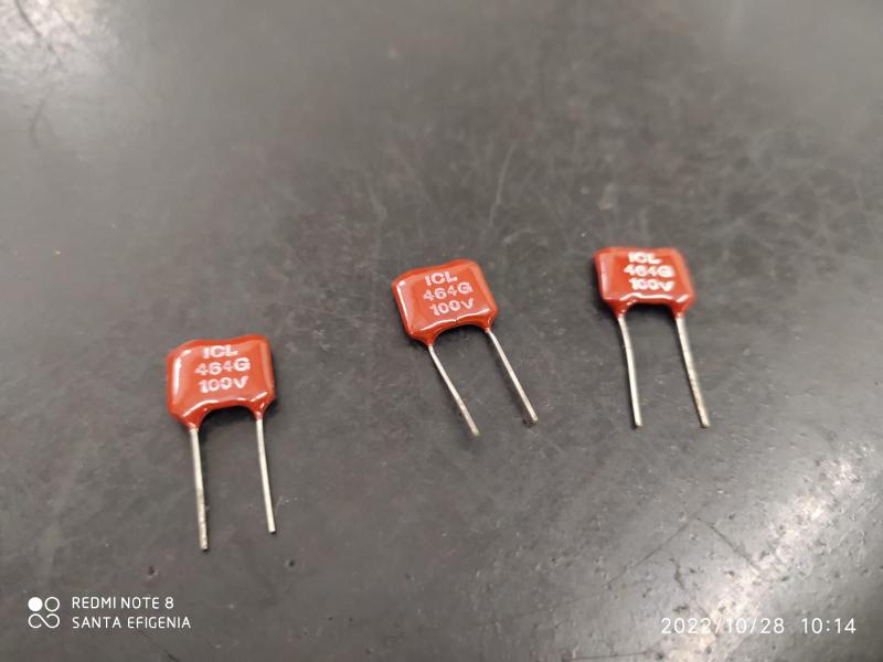 10x Capacitor Mica Prata 464pf/100v 3% Cm2 Icl Imagem de 10x Capacitor Mica Prata 464pf/100v 3% Cm2 Icl