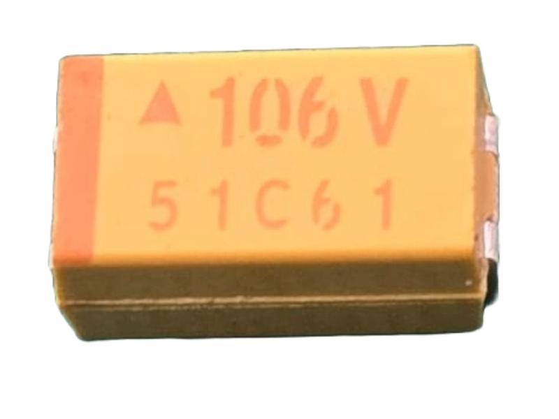 Imagem de 10x Capacitor Tantalo 10uf/35v 10% Smd Case C 3,2x6mm Avx