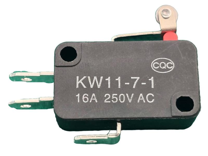 Imagem de 10x Chave Micro Switch Na/Nf 16amp 250v Kw11-7-1 C/ Haste