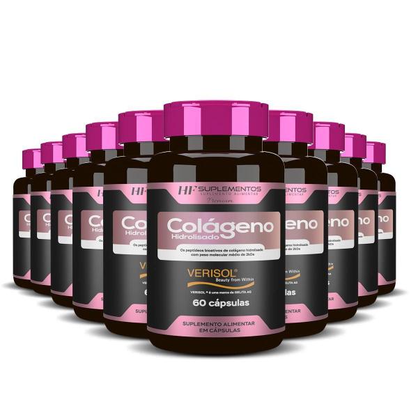 Imagem de 10X Colageno Verisol + Calcio Hf Suplementos 60Caps