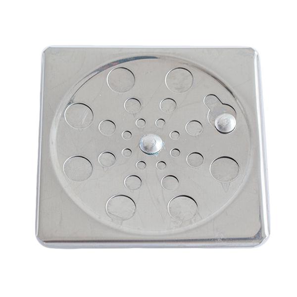 Imagem de 10x Grelhas Quadradas 10x10cm p/ Ralo Inox Anti Odor GQ1010