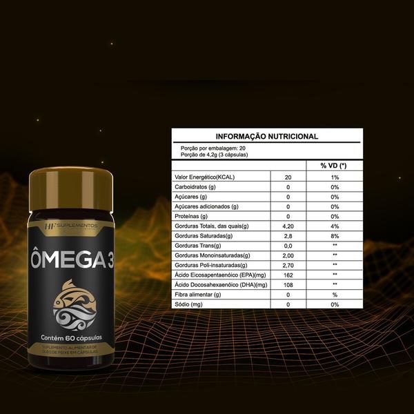 Imagem de 10x omega 3 60caps 1400mg hf suplements atacado