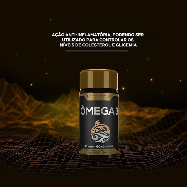 Imagem de 10x omega 3 60caps 1400mg hf suplements atacado