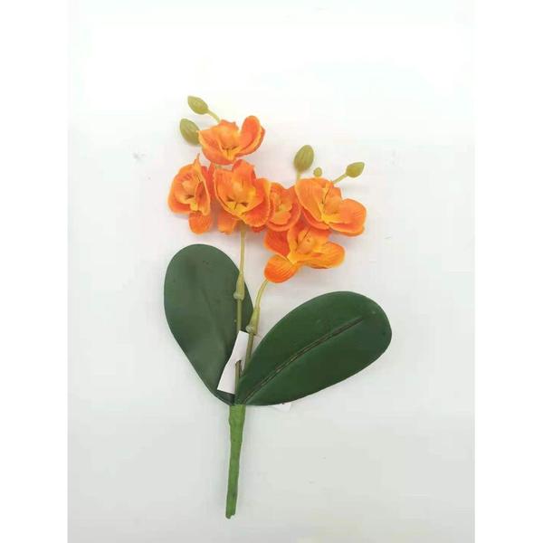 Imagem de 10x Orquideas Artificial Flor Galho 60 Flores E 20 Folhas