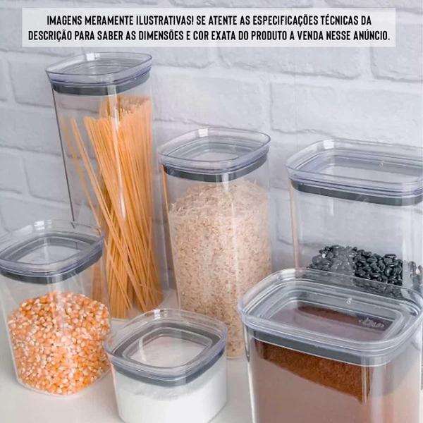 Imagem de 10X Pote Para Temperos Alimentos 650Ml Ou Block Hermético