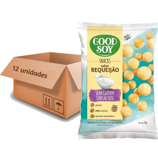 Imagem de 10x Snacks de Soja GOODSOY Sabor Requeijao 25g