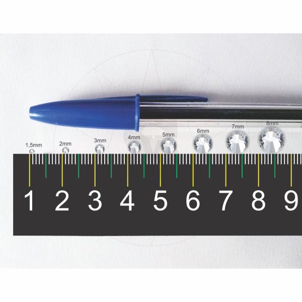 Imagem de 12.200 Strass Vidro Cristal Hotfix Termocolante 2,3,4,5,6mm