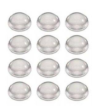 Imagem de 12 Adesivos Protetor Anti Impacto Silicone Multiuso 1,8cm