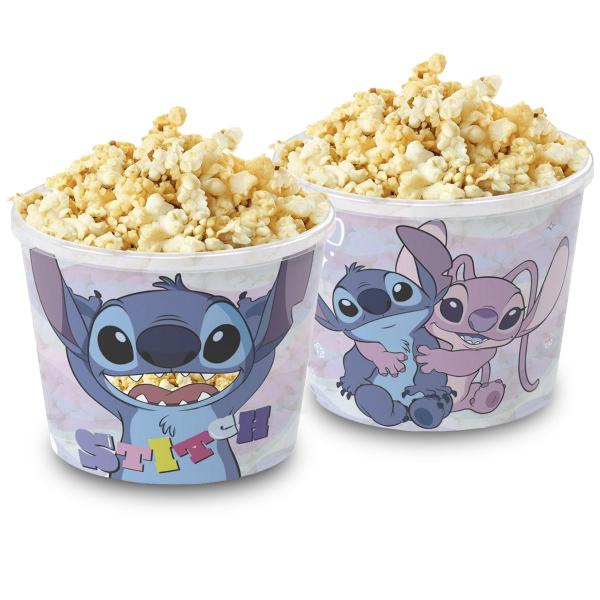 Imagem de 12 Balde de Pipoca Stitch Pote Popcorn 2,1L Festa Infantil