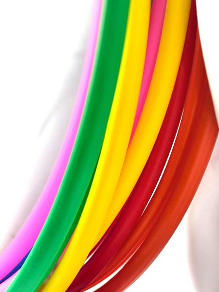 12 Bambolês Arco Infantil Reforçado 55cm Colorido Atacado - Blook Imagem de 12 Bambolês Arco Infantil Reforçado 55cm Colorido Atacado