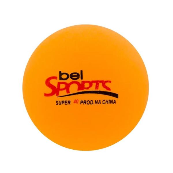 Imagem de 12 Bolinhas de Ping Pong Tenis de Mesa 4 Cm Laranja  Bel 