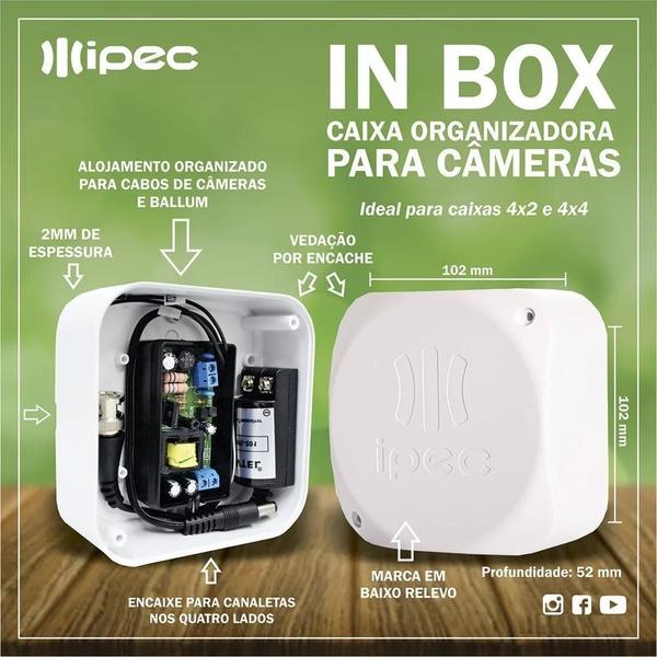 Imagem de 12 Caixa De Passagem Organizadora Para Cameras Cftv Proteção Inox Ipec 