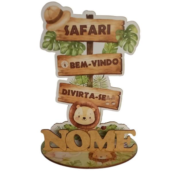 Imagem de 12 Centros Mesa safari Seja bem vindo setas Personalizado Lembranças Festa