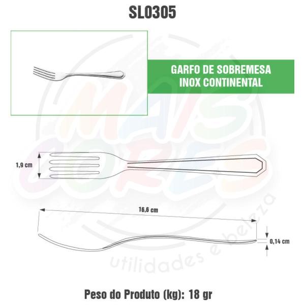 Imagem de 12 Colheres +12 Garfos + 12 Facas Sobremesa Continental