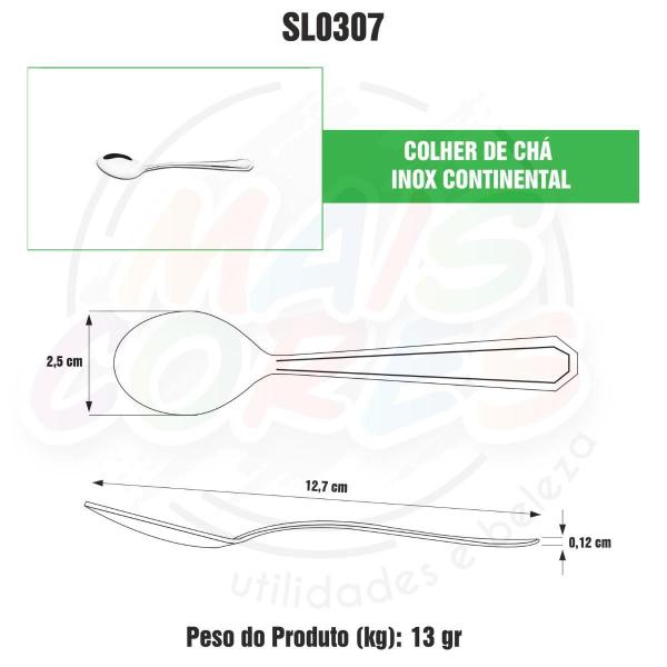 Imagem de 12 Colheres De Chá Continental Talheres