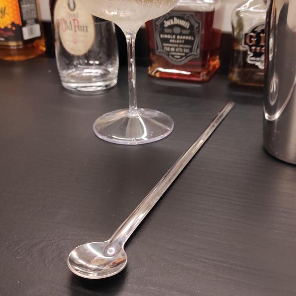 12 Colheres Longas Bailarina Inox para Mexer Suco Barman Drinks 30cm Simonaggio Imagem de 12 Colheres Longas Bailarina Inox para Mexer Suco Barman Drinks 30cm Simonaggio