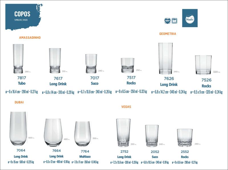 Imagem de 12 Copos Amassadinho 310ml - Copo De Long Drink