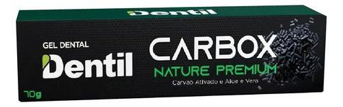 Imagem de 12 Creme Dental Carbox Xilitol Nature Premium Dentil Carvão