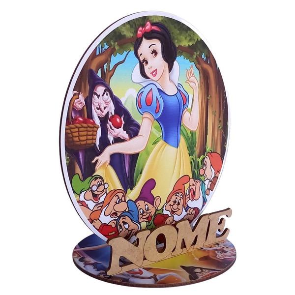 Imagem de 12 Display Centros Branca de Neve Cenario Personalizado Lembranças Festa