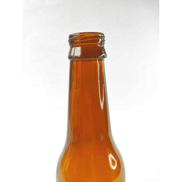 Imagem de 12 Garrafas De Vidro 350 mL Long Neck Cerveja Artesanal Growler Âmbar