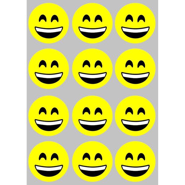 Imagem de 12 Imãs de Emoji