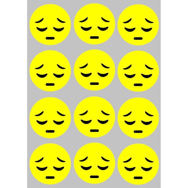 Imagem de 12 Imãs de Emoji