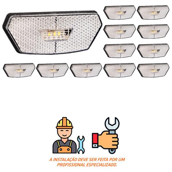 Imagem de 12 Lanterna Diamante Facchini LED Cristal Saída Fios