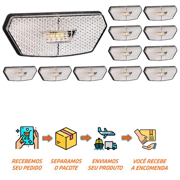 Imagem de 12 Lanterna Diamante Librelato LED Cristal Saída Fios