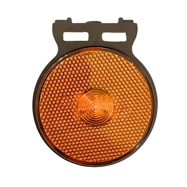 12 Lanternas Lateral LED Caminhão Carreta C/Suporte Amarela - IVA Imagem de 12 Lanternas Lateral LED Caminhão Carreta C/Suporte Amarela