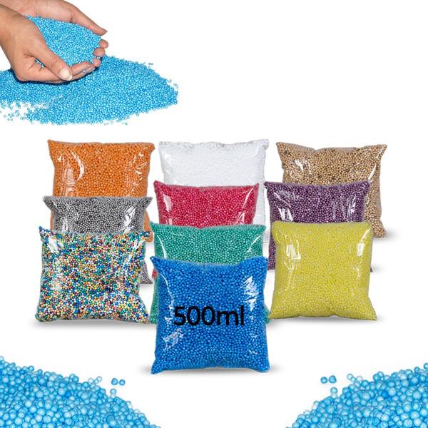 12 Litros Litros Isopor (Pérola) Bolinha Slime Artesanato - SF Imagem de 12 Litros Litros Isopor (Pérola) Bolinha Slime Artesanato