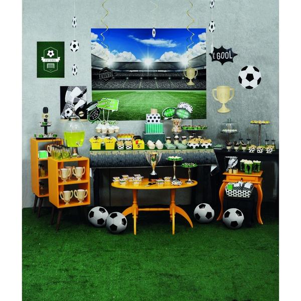 Imagem de 12 Marmitinhas Futebol Pqn Decoração Festas