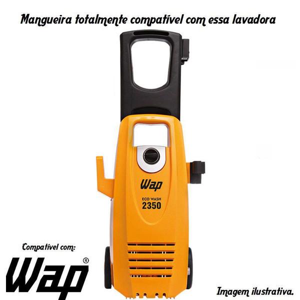 Imagem de 12 mts Mangueira e Bico Esguicho Wap Eco Wash Plus Lavadora Alta Pressão