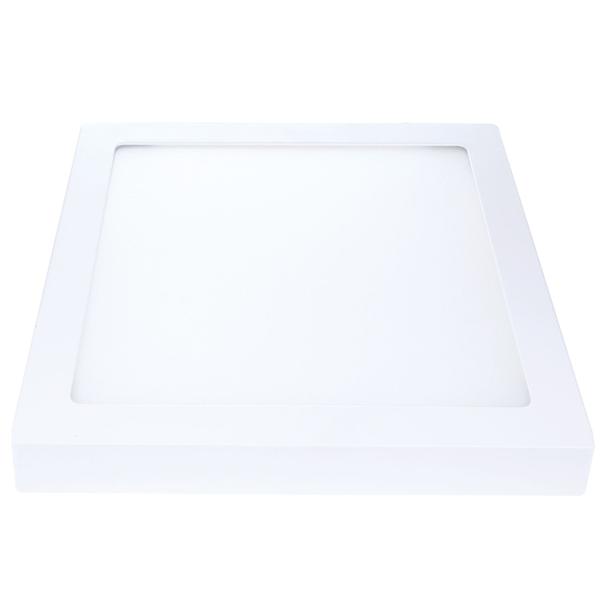 Imagem de 12 Painel Led 24w Branco Frio Quadrado Sobrepor Bivolt 30cm