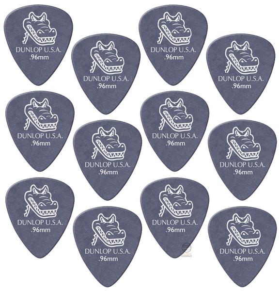 Imagem de 12 Palheta DUNLOP Gator Grip 0,96 mm guitarra 417r roxo