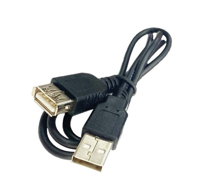 Imagem de 12 pçs - cabo usb a macho + a femea - extensor usb - 80 cm