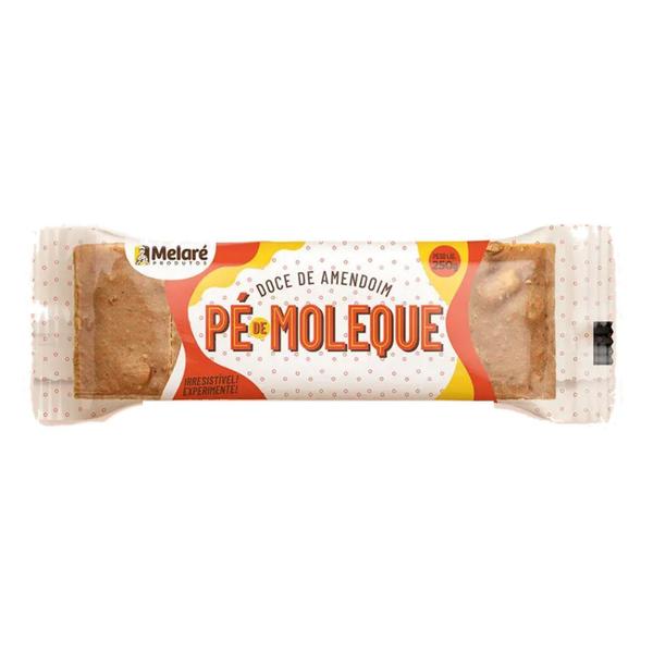 Imagem de 12 Pcts Doce De Amendoim Pé De Moleque Melaré 250G