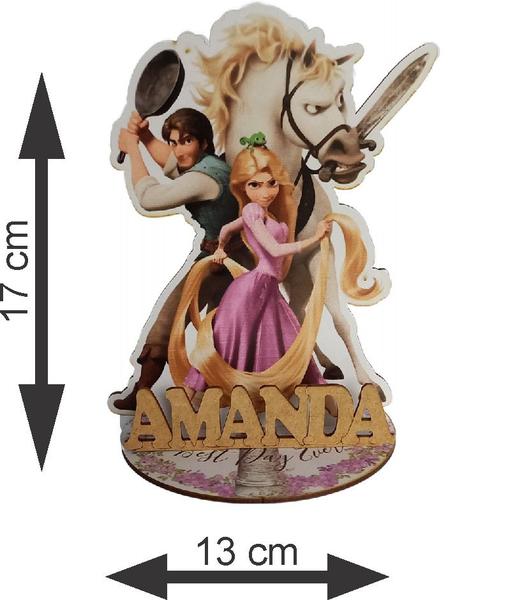 Imagem de 12 Peças Centros Mesa Rapunzel Personalizado Lembranças Festa