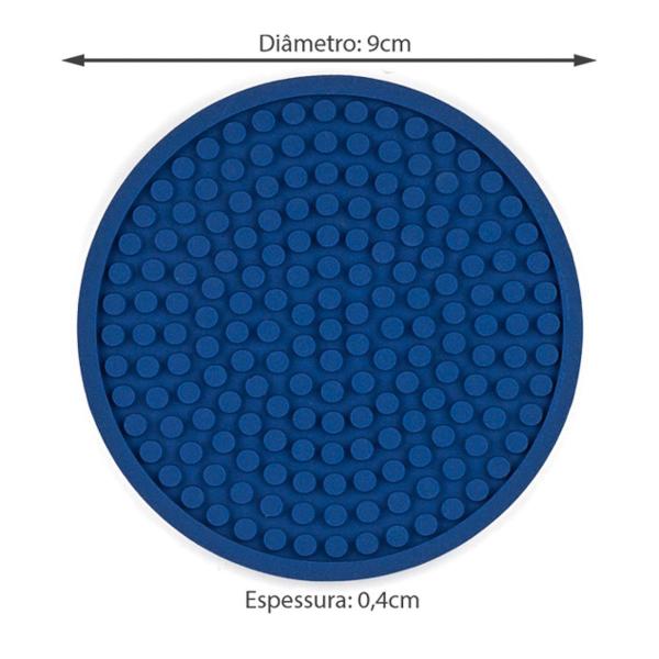 Imagem de 12 Porta Copos Emborrachados Liso