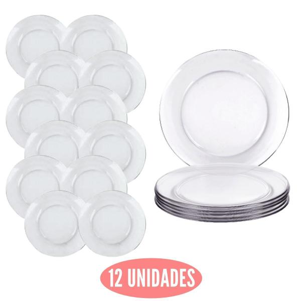 12 Prato Astral Raso Gourmet 26cm Redondo Restaurante Almoço - Nadir Figueiredo Imagem de 12 Prato Astral Raso Gourmet 26cm Redondo Restaurante Almoço