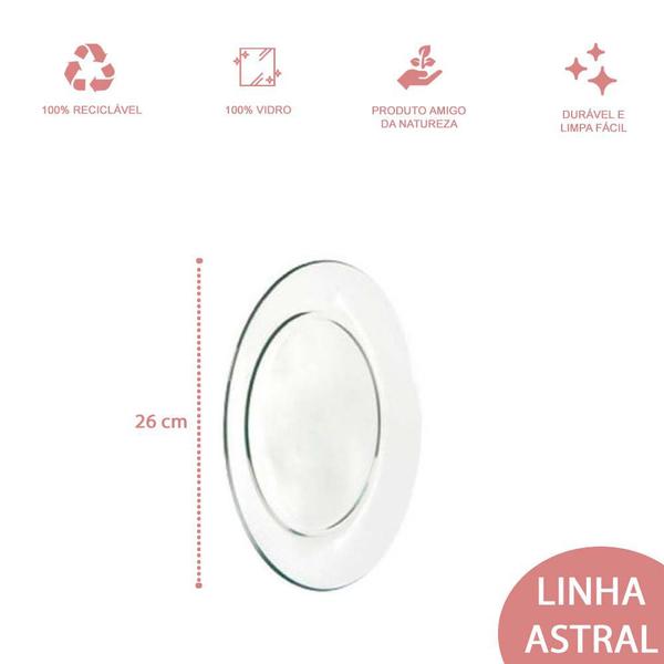 12 Prato Astral Raso Gourmet 26cm Redondo Restaurante Almoço - Nadir Figueiredo Imagem de 12 Prato Astral Raso Gourmet 26cm Redondo Restaurante Almoço