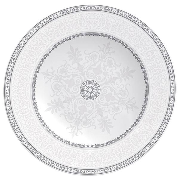 Imagem de 12 Pratos Sobremesa Tramontina Gabrielle em Porcelana Decorada 21 cm 96011006