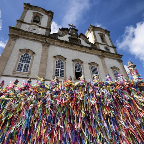 Imagem de 12 Rolos Fitas Senhor Do Bonfim Lembrança Da Bahia