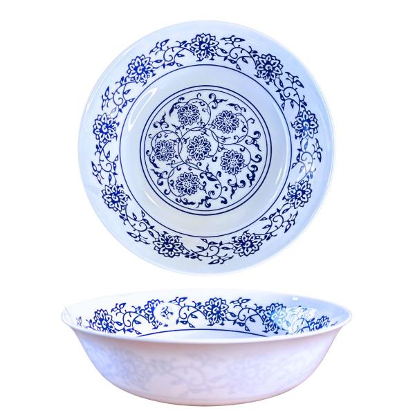 Imagem de 12 Saladeira Tigela Bowl 1 Litro Melamina Portuguesa 22,5cm