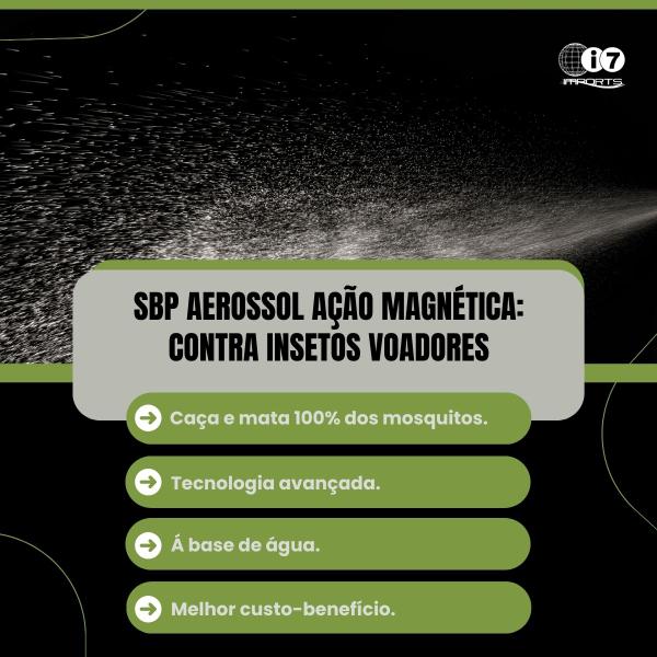 Imagem de 12 Sbp Aerossol Anti Insetos Voadores Ação Magnética 360ml