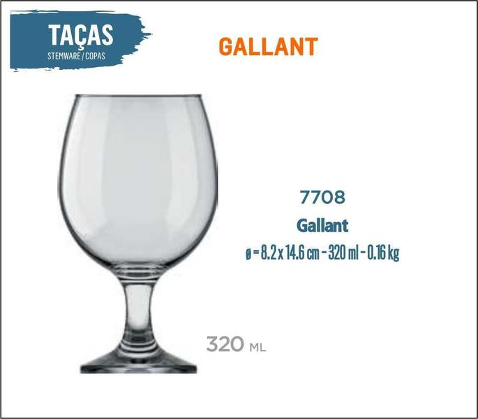 Imagem de 12 Taças Gallant 320Ml - Vinho