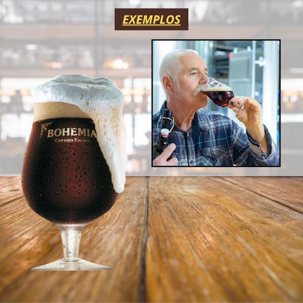 Imagem de 12 Taças para Cerveja Escura em Vidro 400ml 