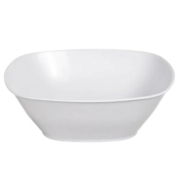 Imagem de 12 Tigelas Bowl Saladeira Quadrada 1500ml em Melamina 1,5L