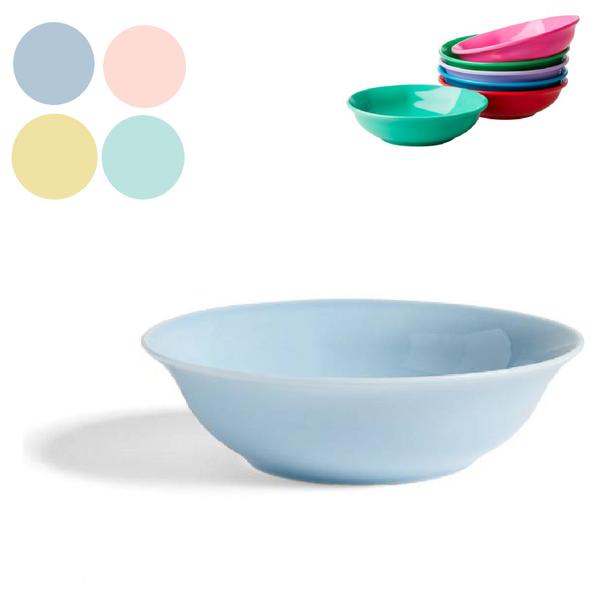 Imagem de 12 Tigelas Saladeira Bowl Cumbuca Em Melamina Colorida 450ml