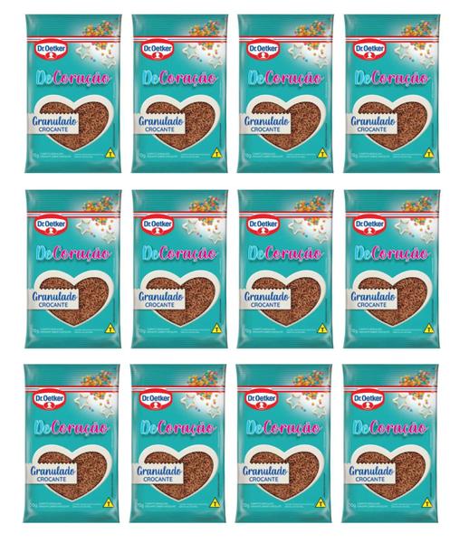 12 un Chocolate Granulado Crocante 70 g - Dr. Oetker (70688) Imagem de 12 un Chocolate Granulado Crocante 70 g - Dr. Oetker (70688)